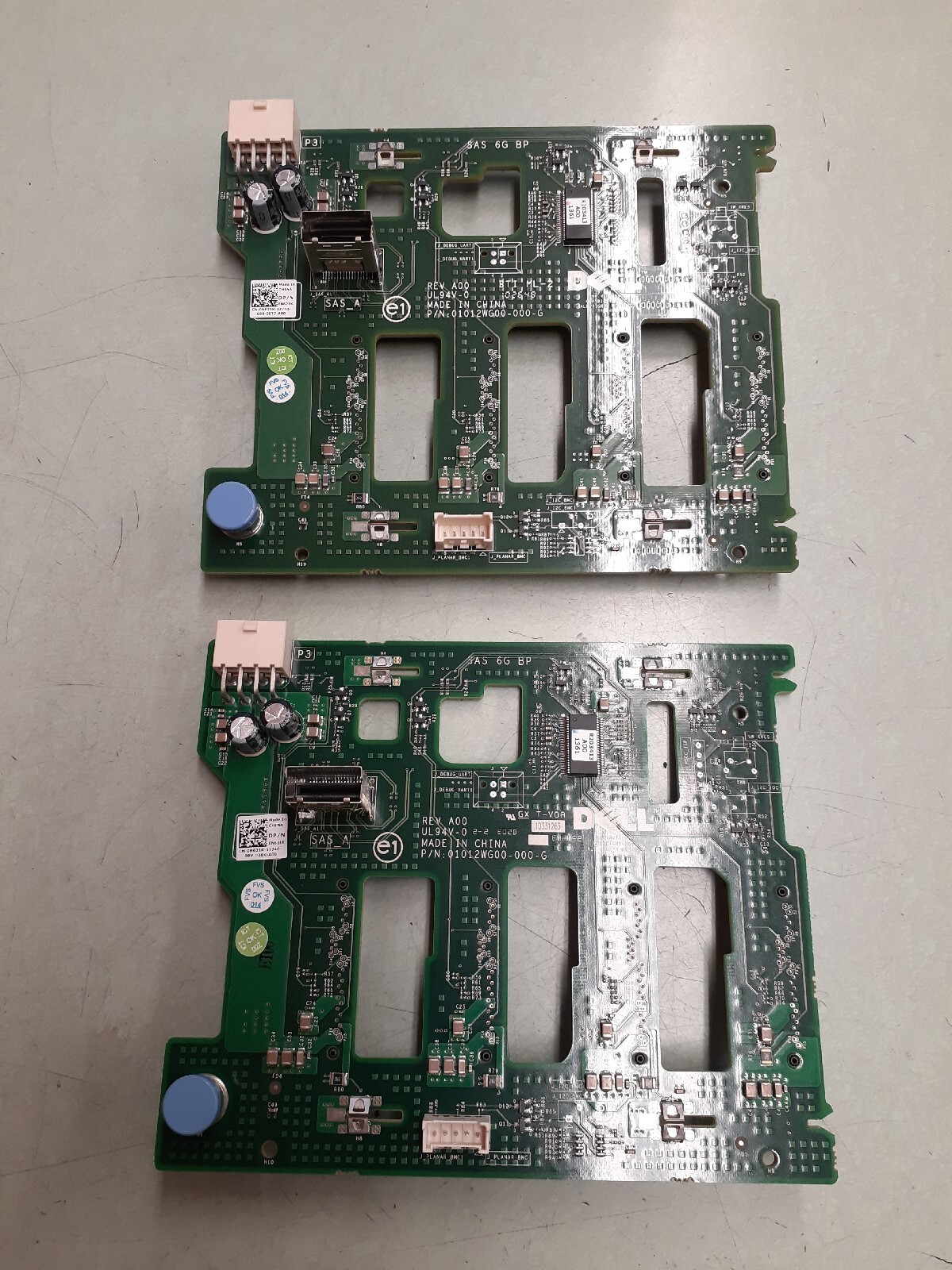 (2) Dell SAS_A 0N621K N621K Backplane Board 01012WG00-000-G PowerEdge T310