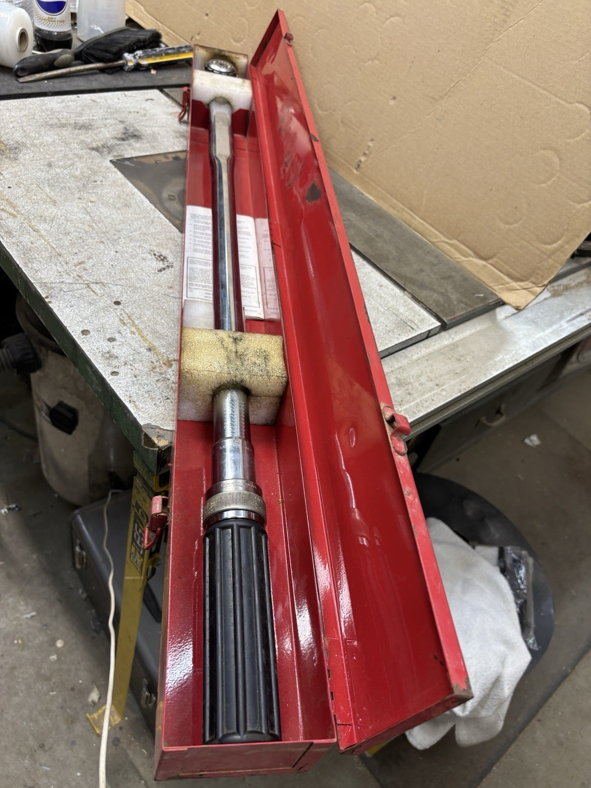 KD Tools 2953 3/4" Drive Torque Wrench 100–600 Ft/Lbs Adjustable Parts Or Repair