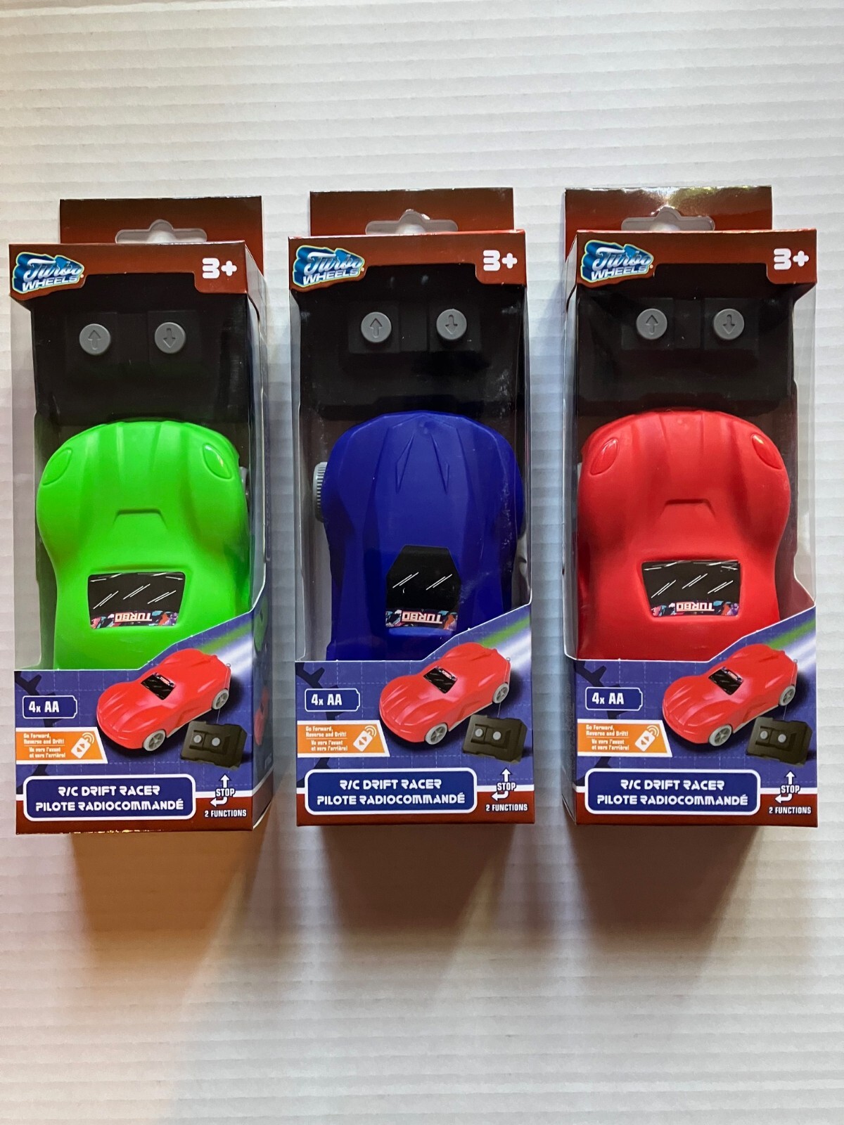 FUTURE WHEELS R/C DRAFT RACER. SET OF 3 FOR ONLY $22.99 WITH FREE SHIPPING.