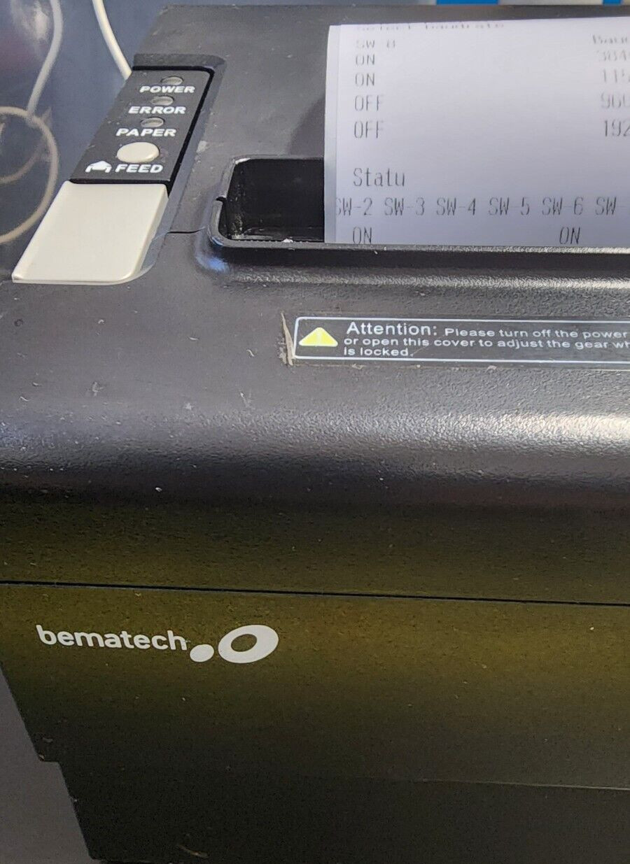 Bematech Logic Controls LR2000 SERIES THERMAL POS PRINTER USB SERIAL