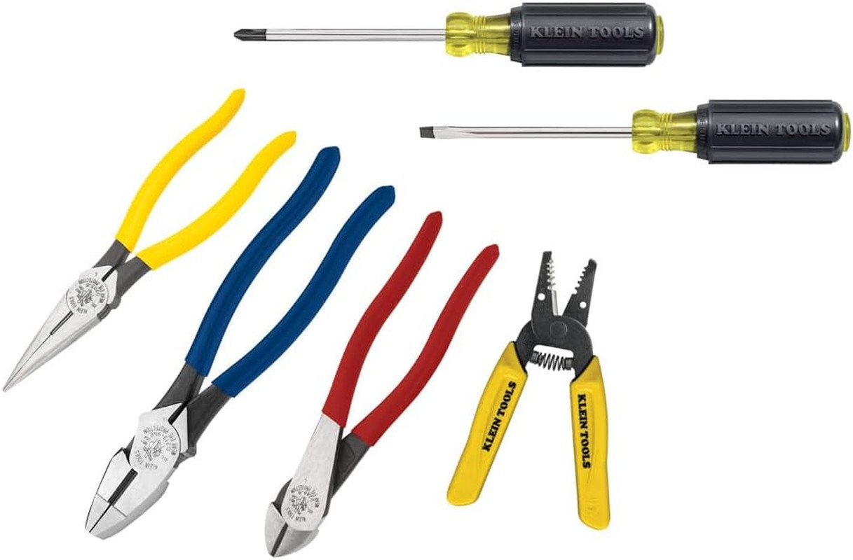 92906 Tool Set, Basic Tool Kit Has Klein Hand Tools for Apprentice or Home: Plie