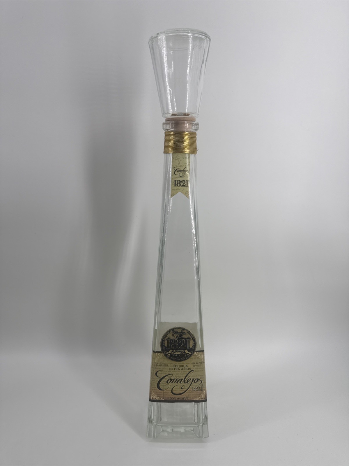 1821 Corralejo  TEQUILA EXTRA AÑEJO Bottle (Empty)