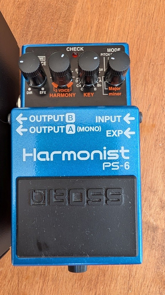 New Boss PS-6 Harmonist Guitar Effects Pedal
