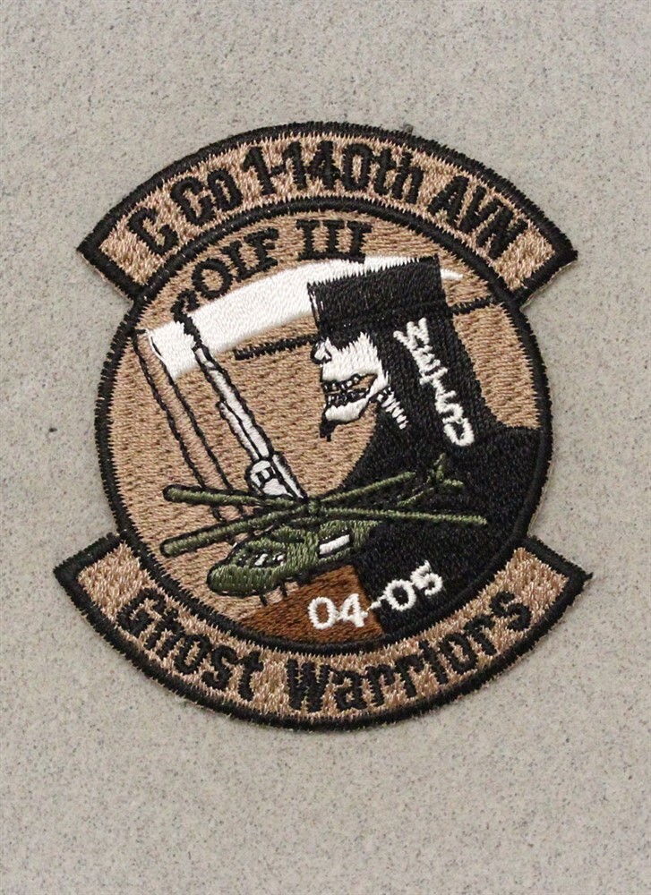 Army patch 6298: C Co. 1st Battalion, 140th Aviation Regiment, OIF III 04-05