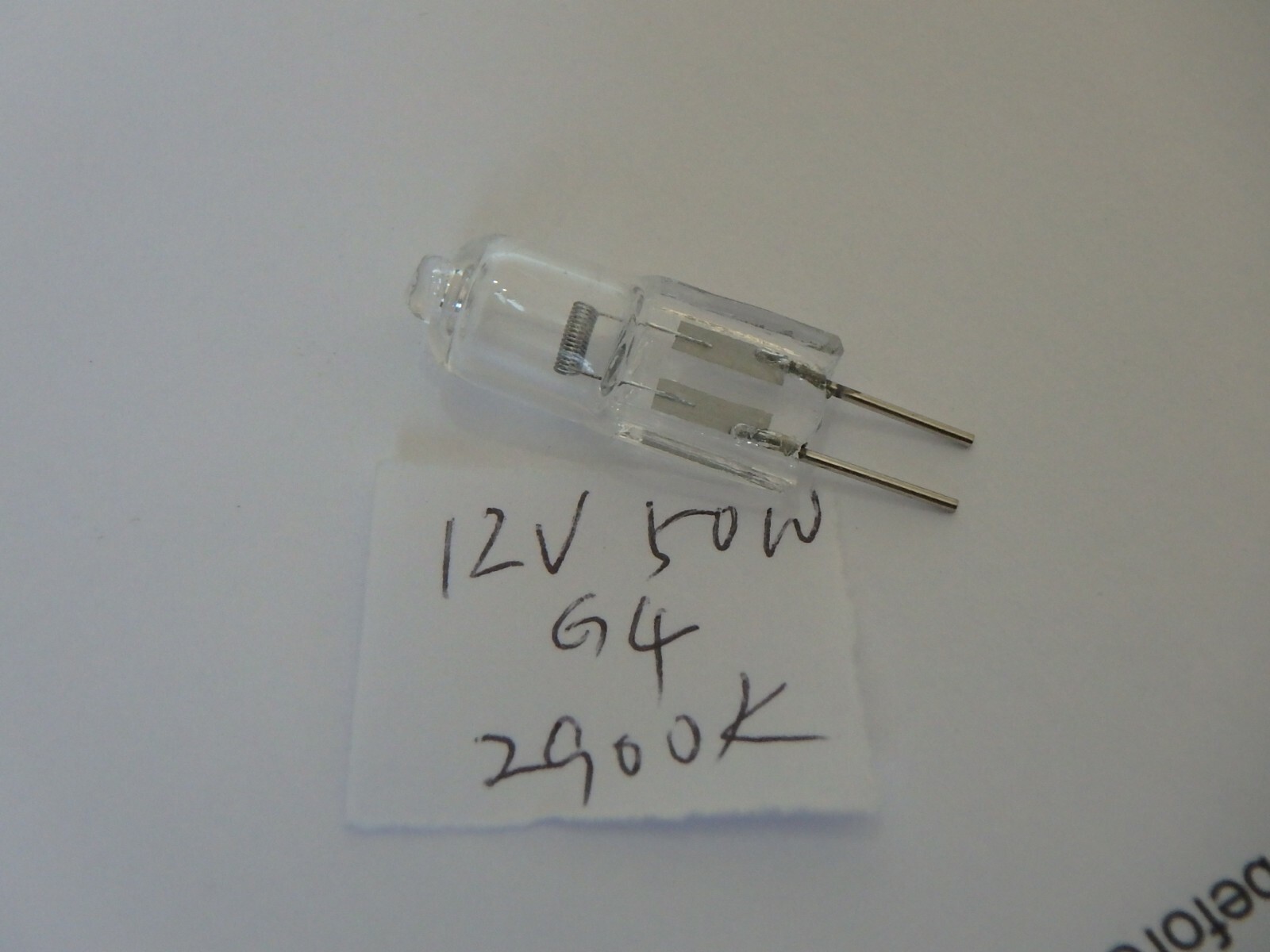 Halogen capsule for microscope - 12V 50W G4