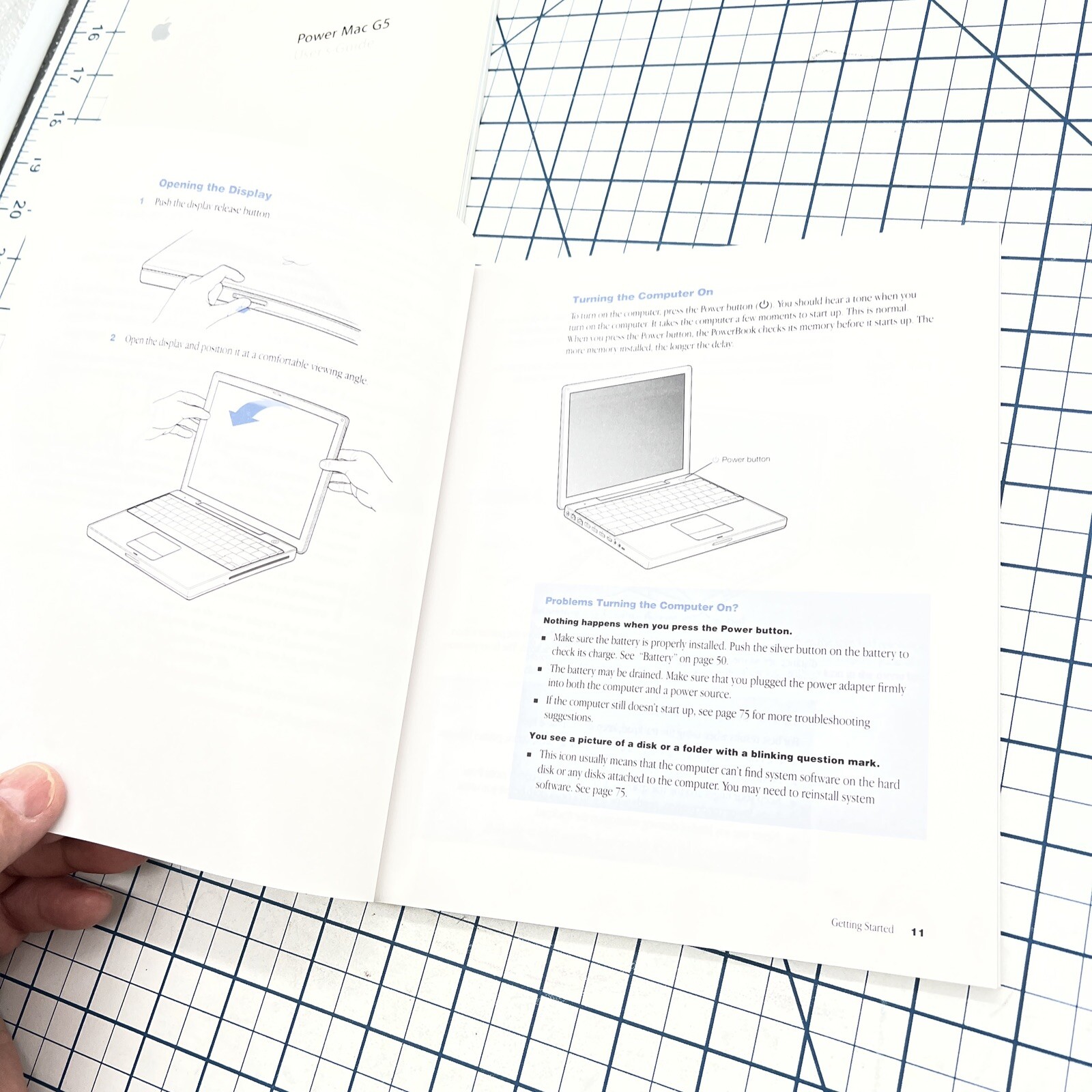 (2) Apple Computer Manuals PowerBook G4 Getting Started Power Mac G5 User Guide