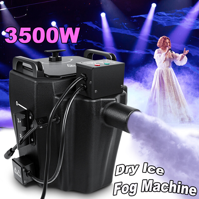 3500W Low Lying Smoke Fog Machine Stage DJ Dry Ice Fog Machine Effect Wedding