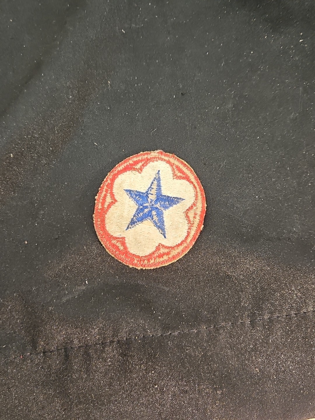 US ARMY SERVICE FORCE ww2 original Ground Force Vintage Patch Fair Condition
