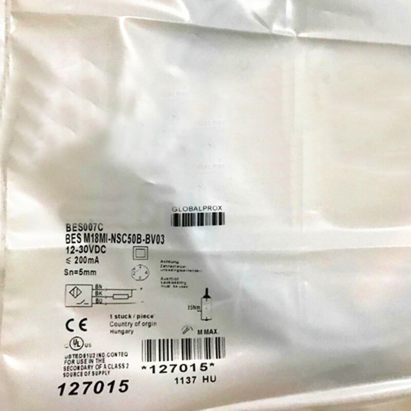 For Balluf BES M18MI-NSC50B-BV03 Proximity Switch Sensor