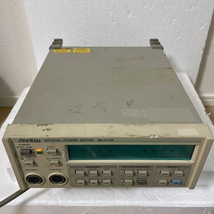 ANRITSU ML910B Optical Power Meter Fiber Optic Tester Power On Only Japan