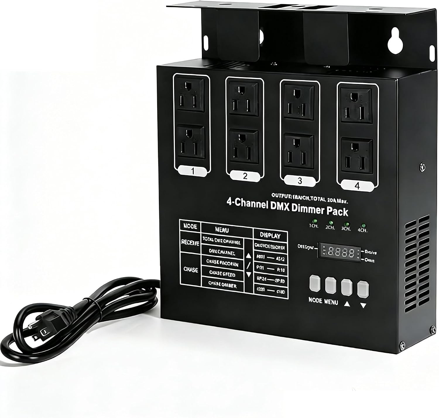 BRAND NEW 4-Channel DMX Dimmer Pack Stage Light DJ Controller DMX512 - FREE SHIP