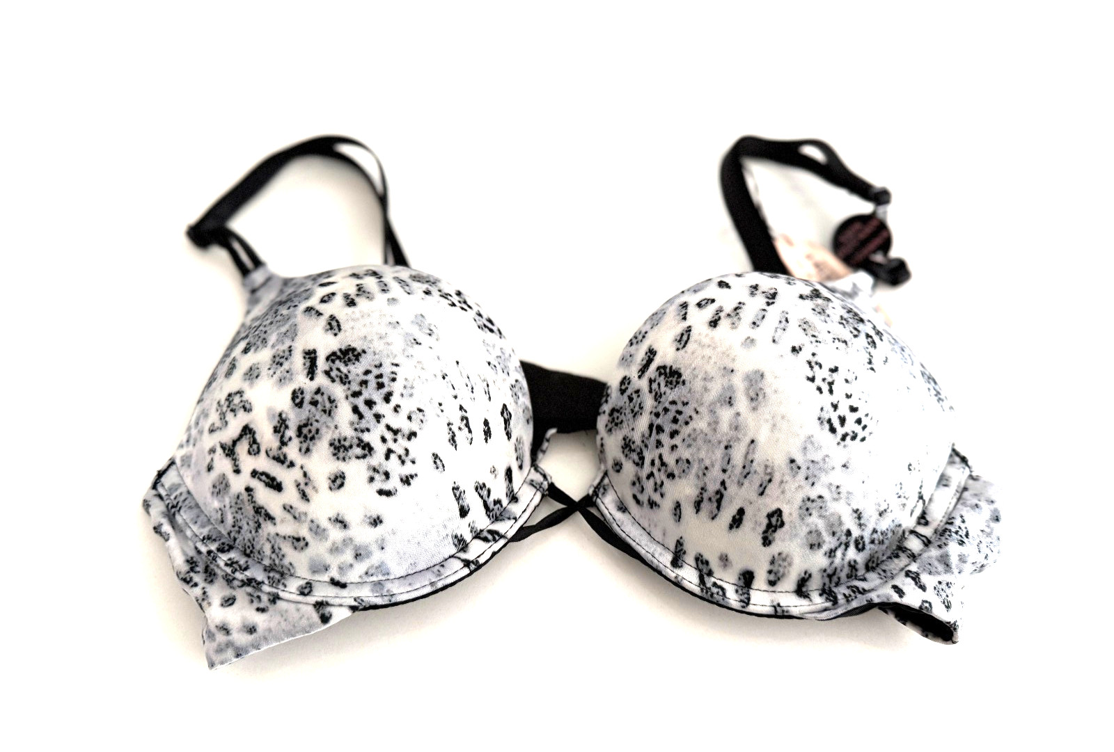 Victoria's Secret Bombshell Miraculous Push-Up Plunge Bra Animal Print