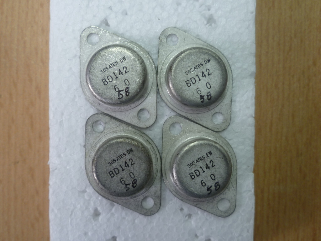 BD142 (2N3055-Replace) - SGS/ATES NOS; Matched Pair