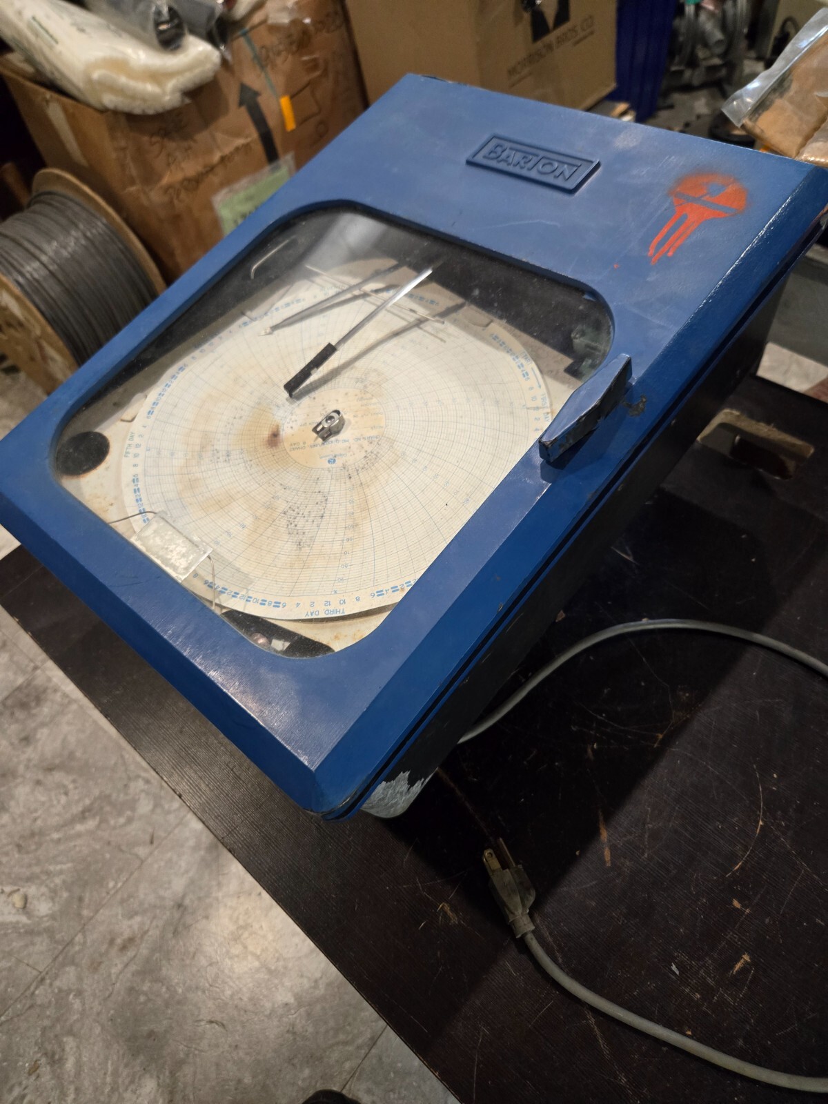 ITT Barton 338-XXX242498 338 339 Chart Recorder 0-188.6 WC MANIFOLD SALE $499