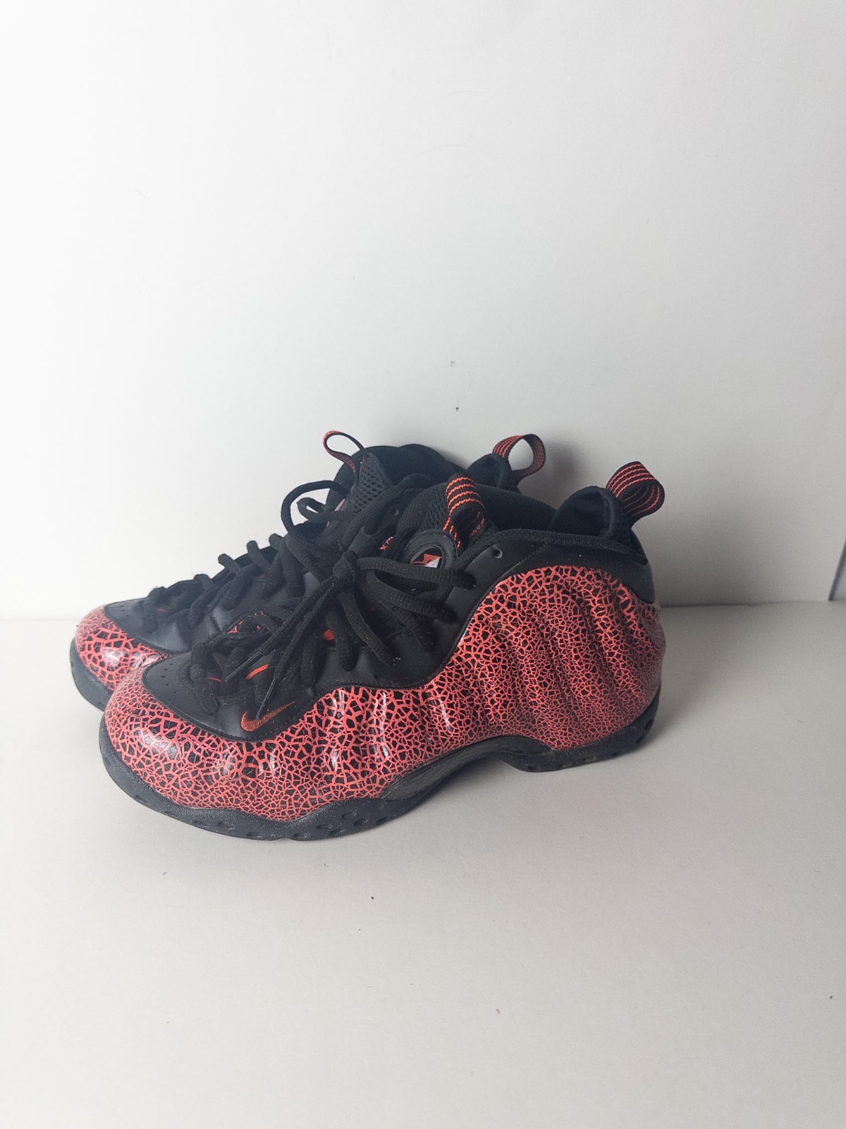 Nike Aair Foamposite One Crack Lava Shoes Mens US 8.5 Basketball 314996-014