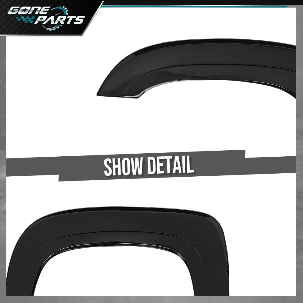Full Set Paintable Fender Flares Fit For 2007-2013 Chevrolet Avalanche