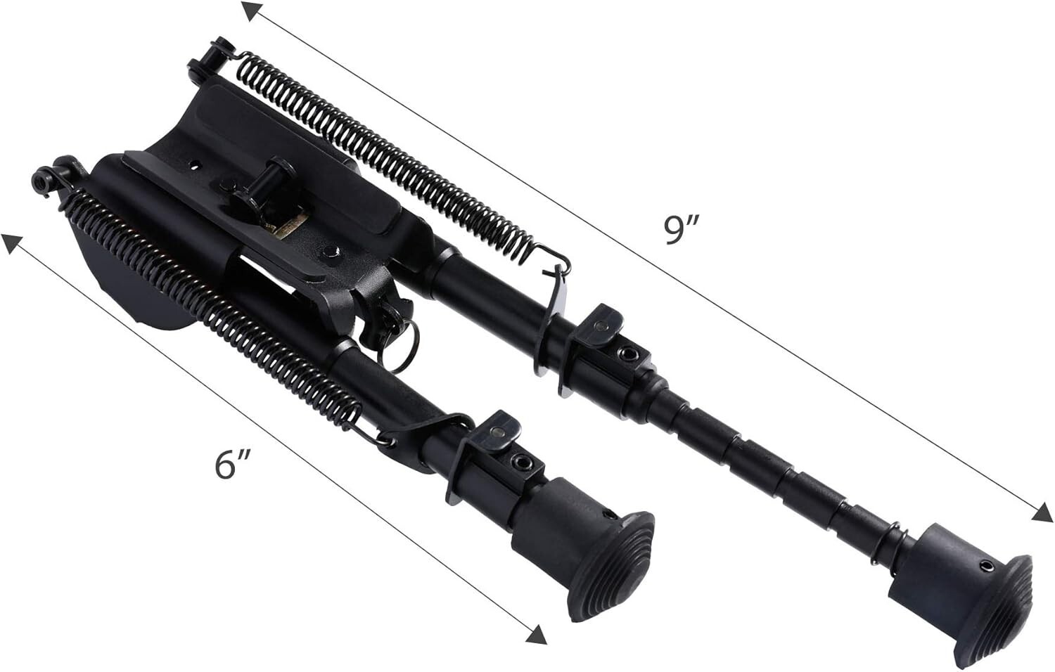 6-9Inch Precision Tactical Rifle Bipod Tactical Spring Return Rail Mount Adapter