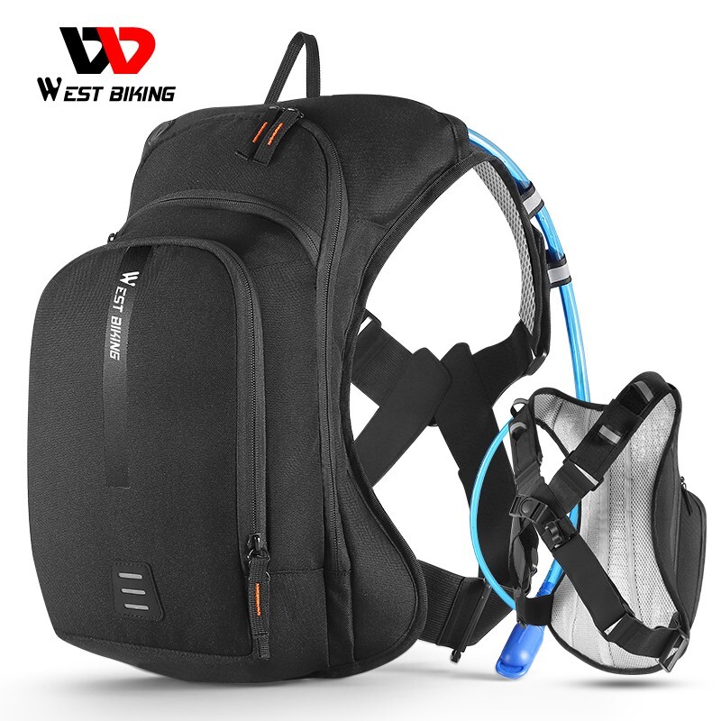 WEST BIKING 2L Water Bladder Bag 10L Cycling Hiking Hydration Pack Backpack