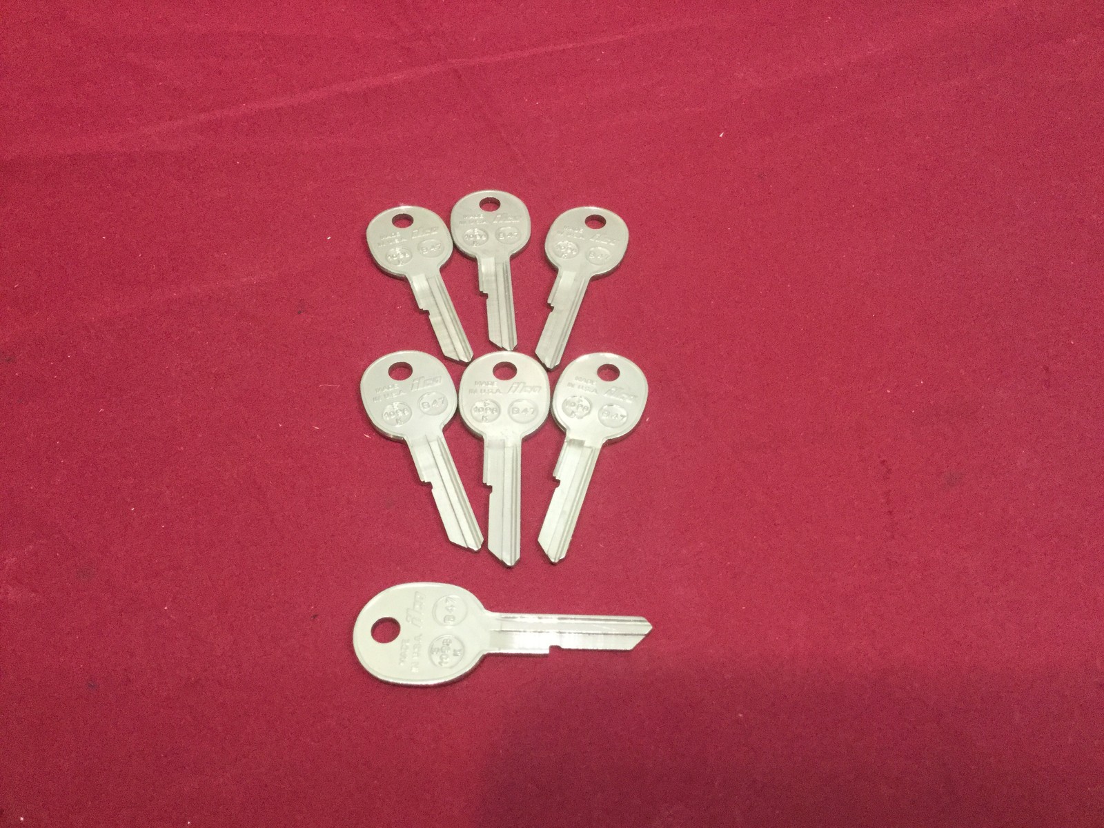 GM by Ilco B47 Key Blanks, Set of 7 - Locksmith