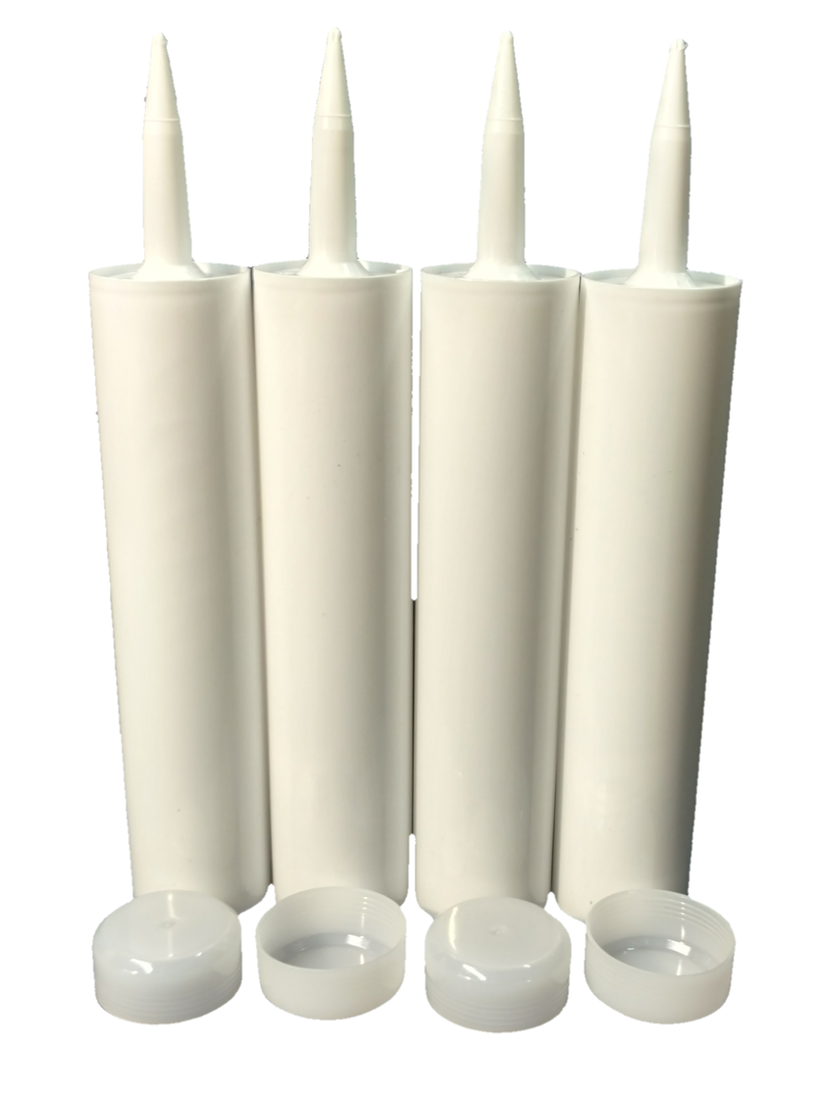 4 Empty Caulk Tubes, Fillable Sealant Caulking Tubes