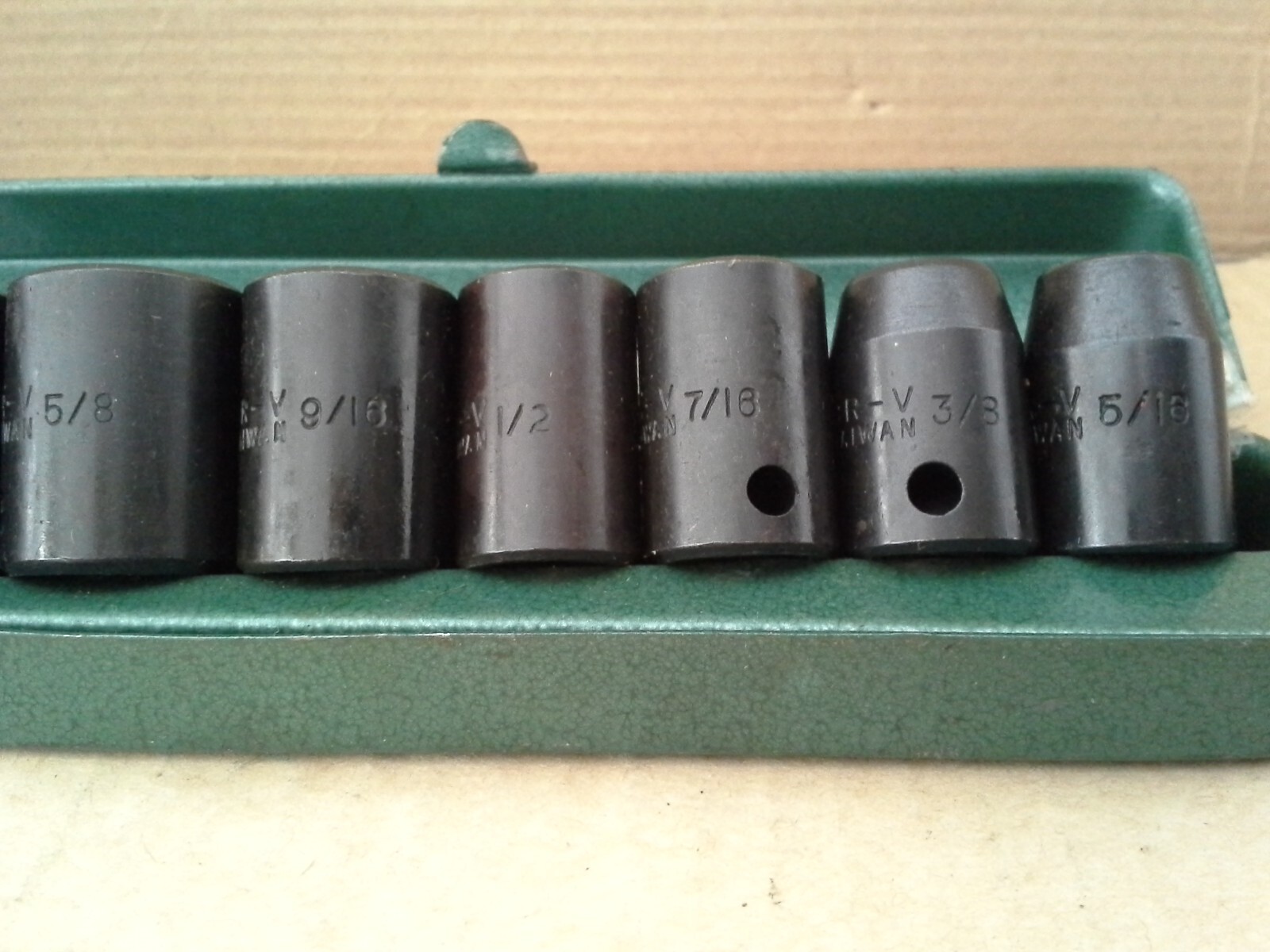 Central Forge 8 Piece Impact Socket Set. Very good condition