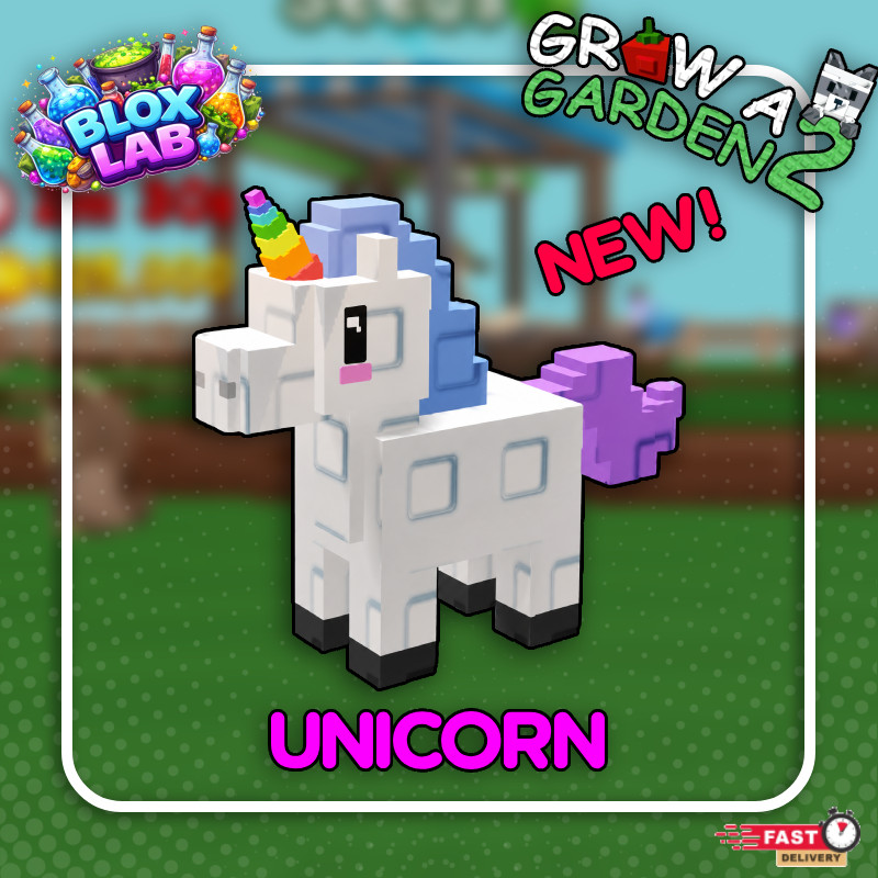 💸Grow a Garden 2 Unicorn FAST DELIVERY 🚚 BRAND NEW AND CHEAPEST