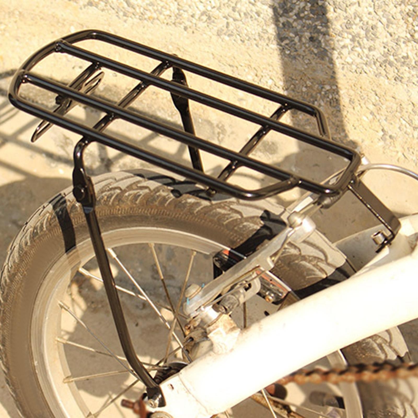14" Bike Rear Mount Rack, Screws Not Included Heavy Duty Easy to Install