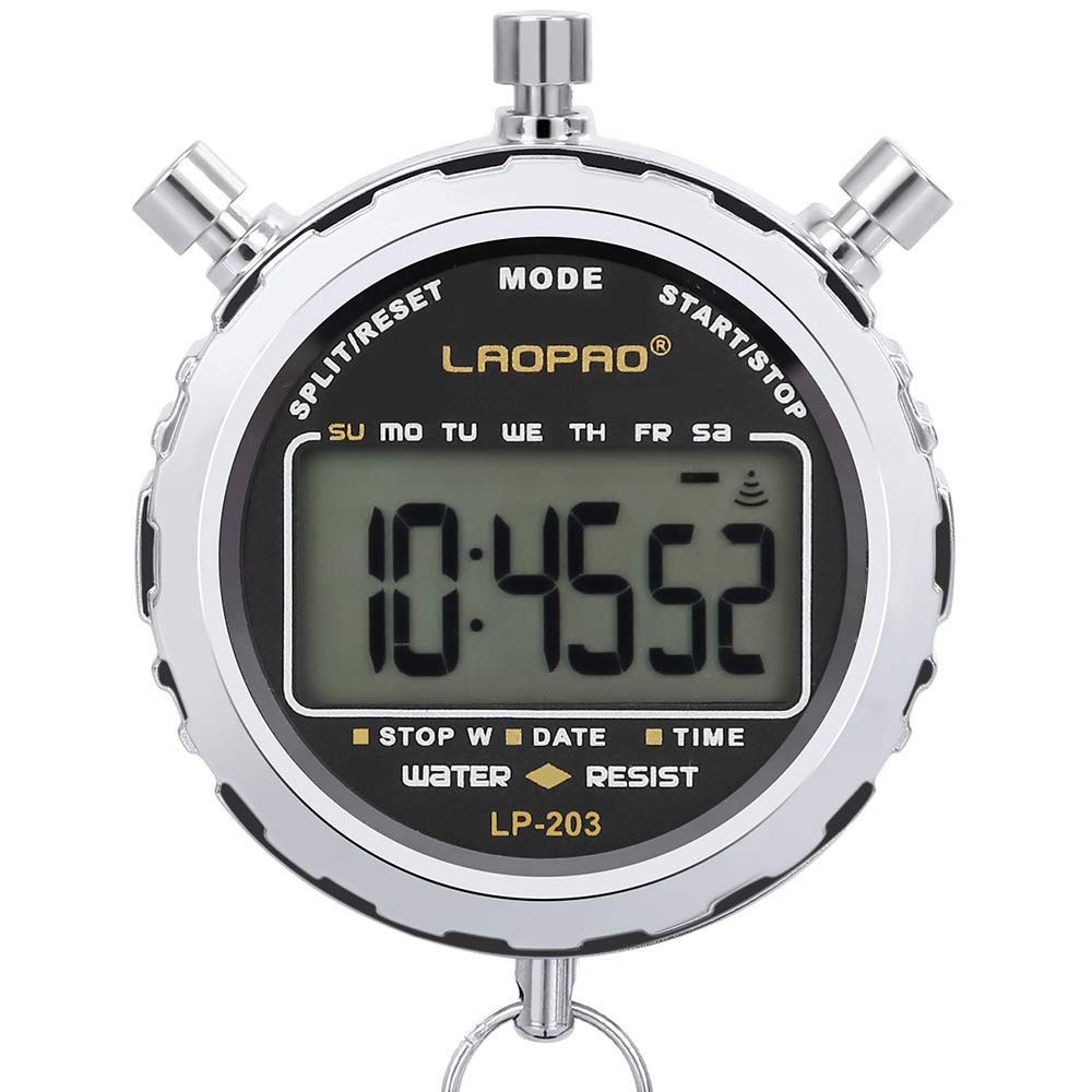 Melt Stopwatch, Clock Daily Rainproof Digital Timer for Sports Match,Competition