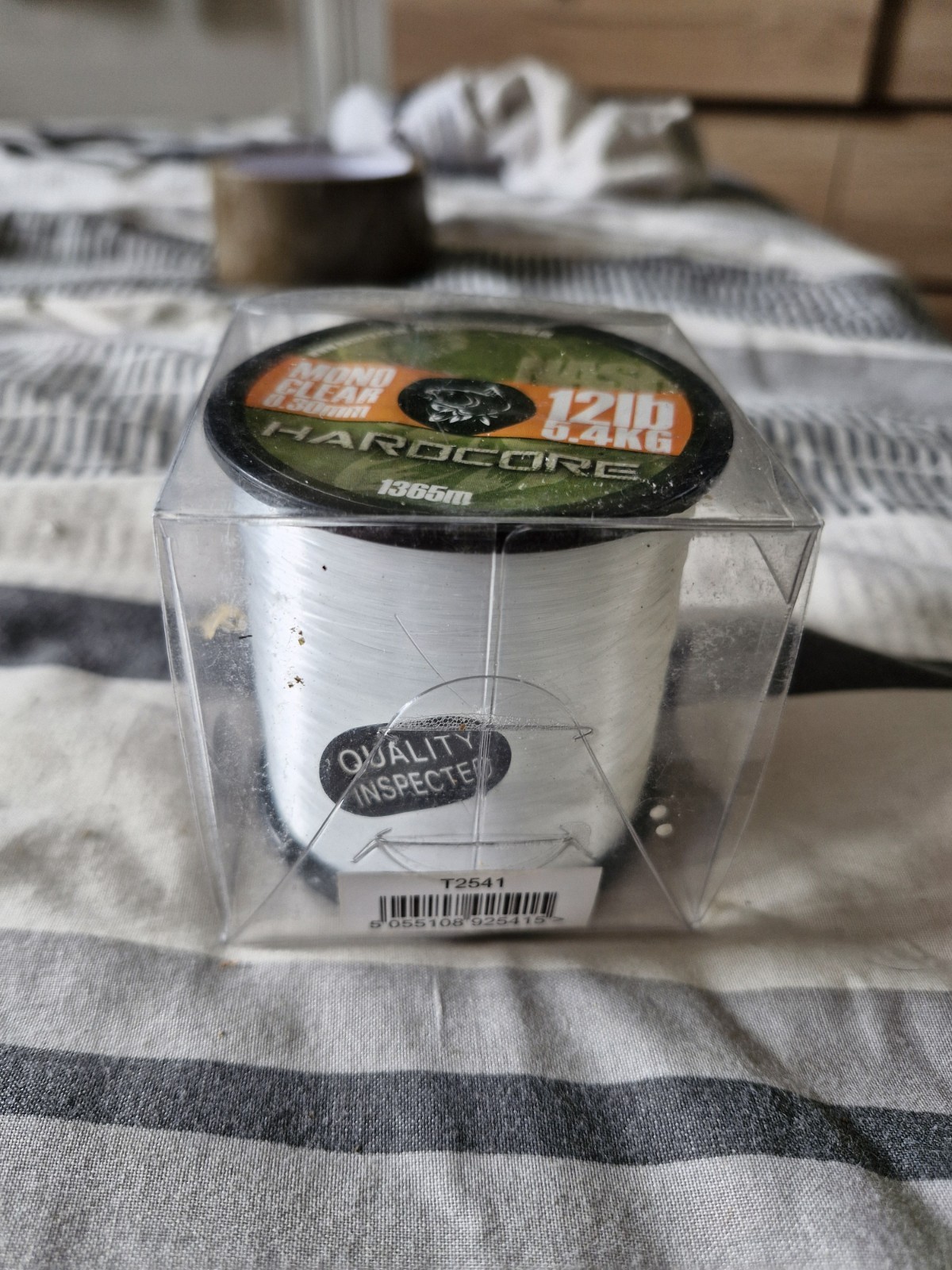 Nash Hardcore Carp Fishing Line - 12lb Clear Bulk 1365 metres. 0.30mm.