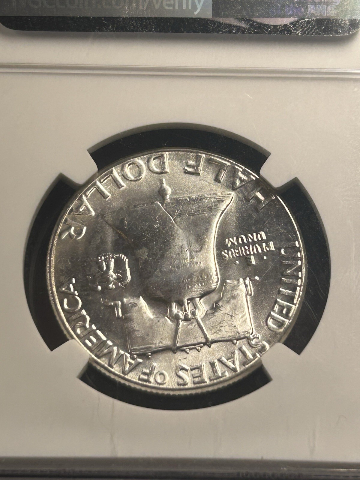 1961 Franklin Half Dollar 50C NGC MS64 Cert#6792796-009
