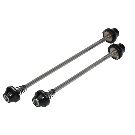 Halo XL Hex Key Wheel Skewers - Heavy-Duty Alloy, Anti-Spin Nut, Black