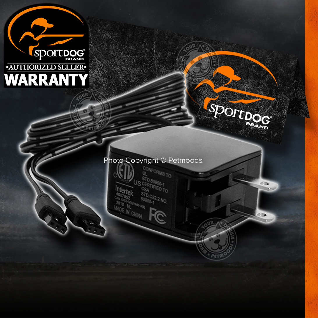 SportDOG Dual-Lead Wall Charger AC/DC SD-425 SD-425S SD-825 SD-BEEP SAC00-13736