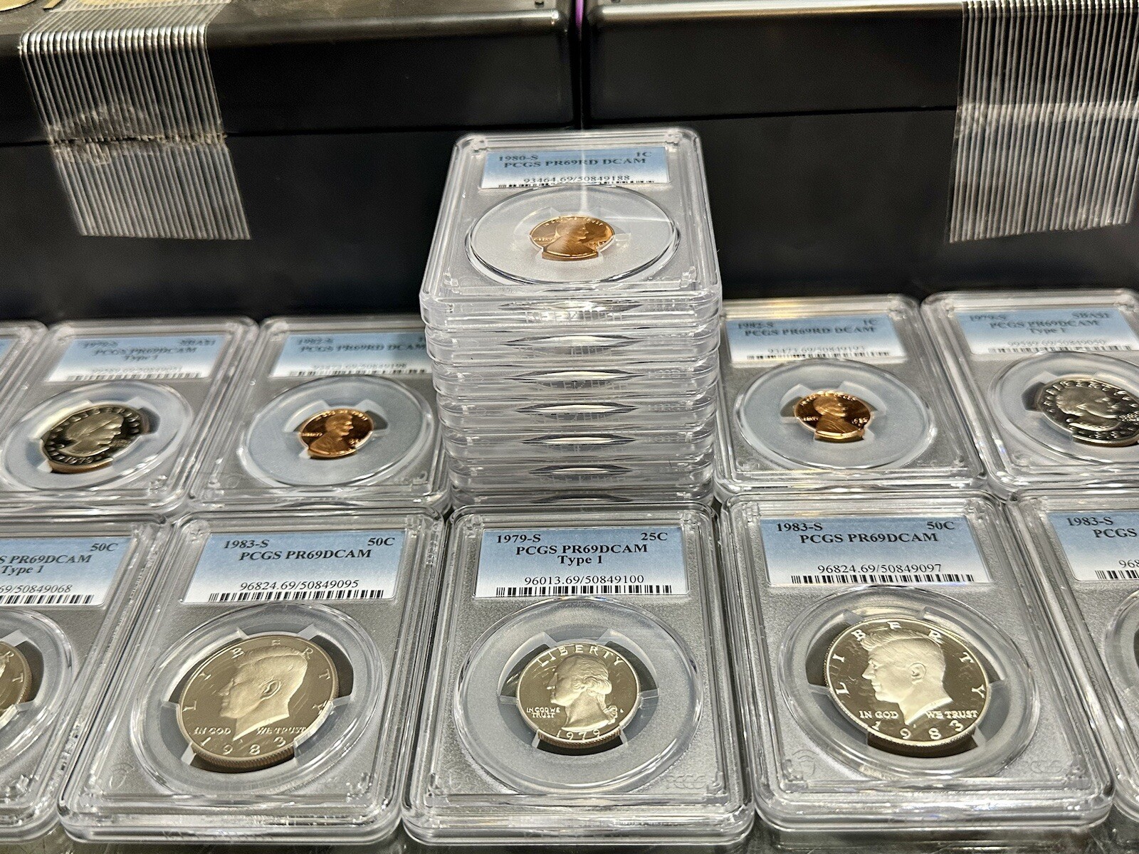 LOT OF 1 PCGS GRADED U.S. PROOF COIN PR 67 FROM ESTATE HOARD UNCIRCULATED