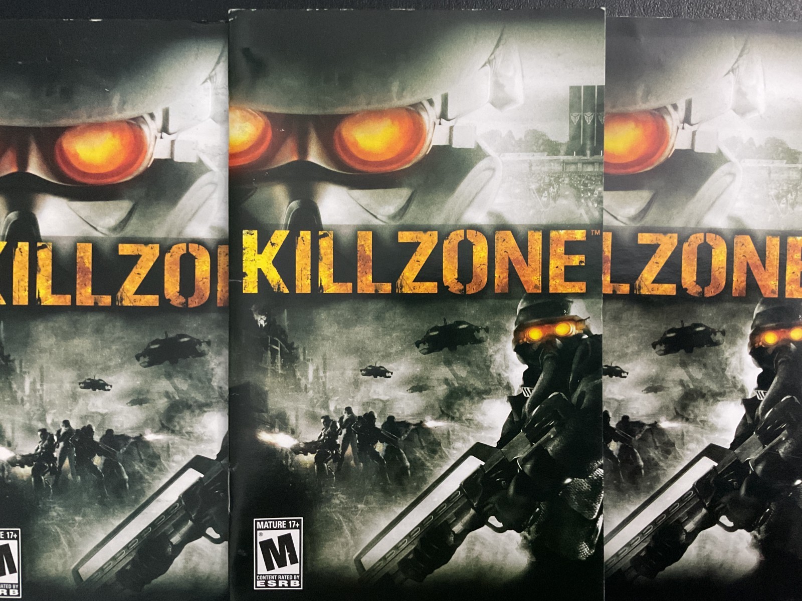 Killzone 1 PS2 PlayStation 2 Instruction Manual Only