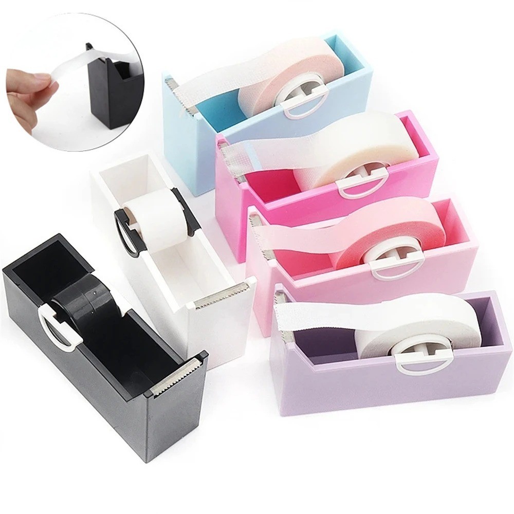 Eyelash Extension Tape Holder Base Adhesive Tape Cutter Eyelash Tape Dispense...