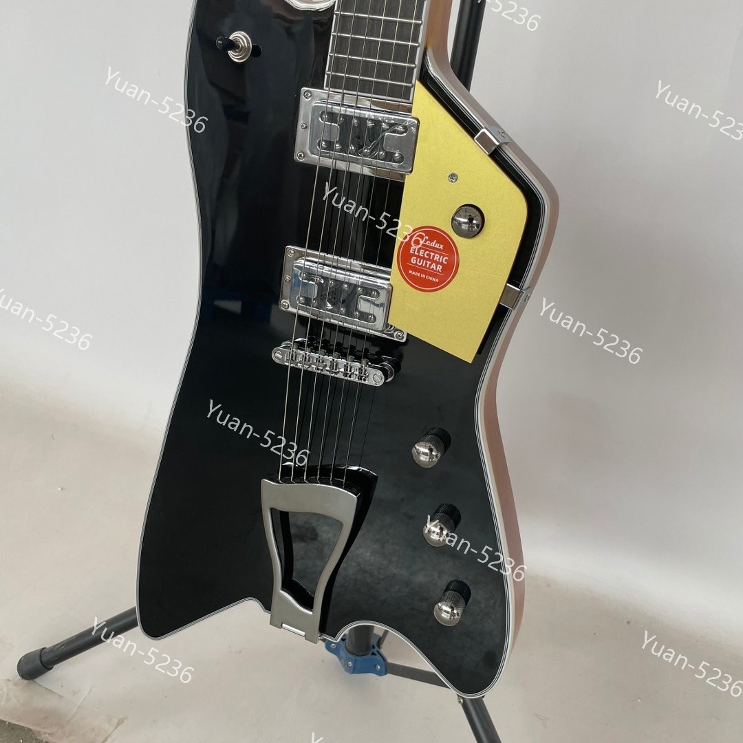 Solid Electric GuitarStainlessRounded Fret Edge Bone Nut HH PickupsFactoryOutlet