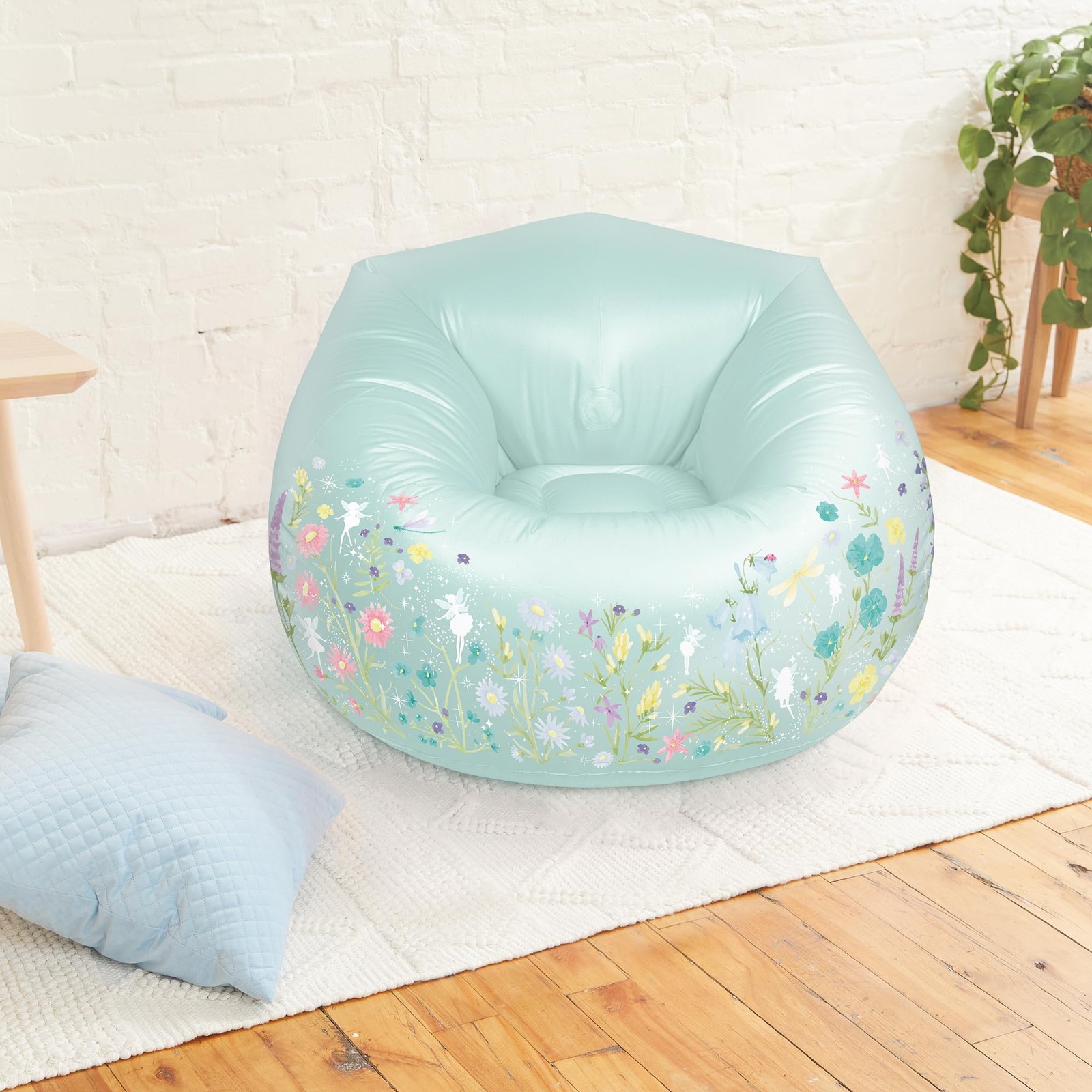 3C4G: Inflatable Fairy Garden Chair - Comfortable & Portable Blow Up Chair, P...