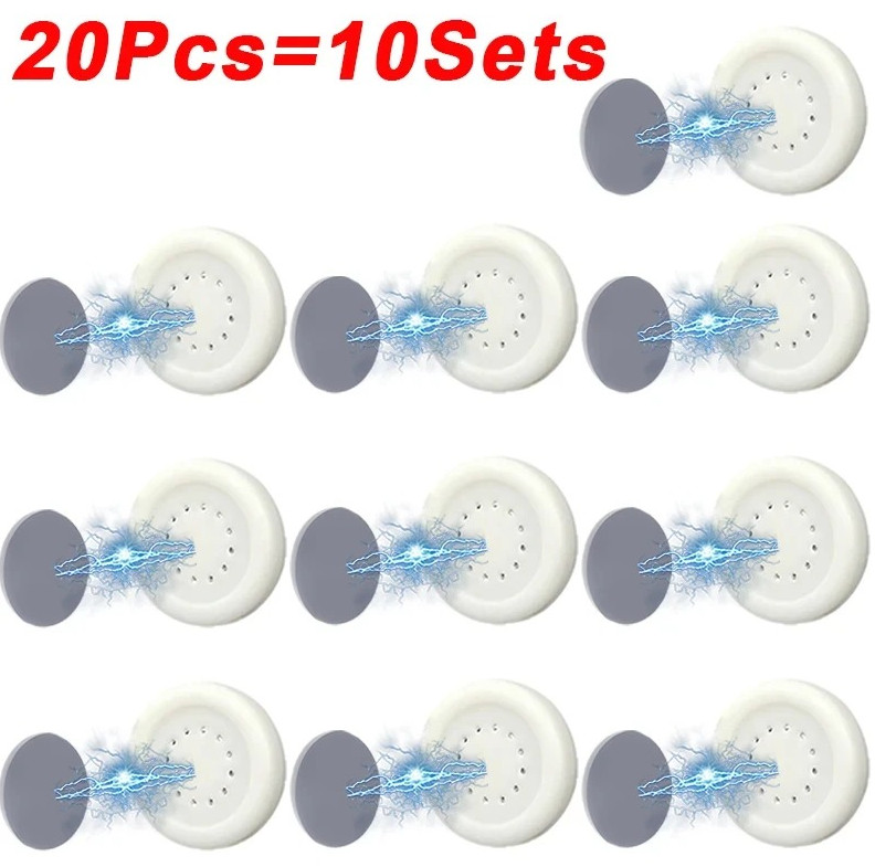 20pcs Magnetic Remote Control Storage Hooks Wall Mounted Anti-Lost Rack - NEW