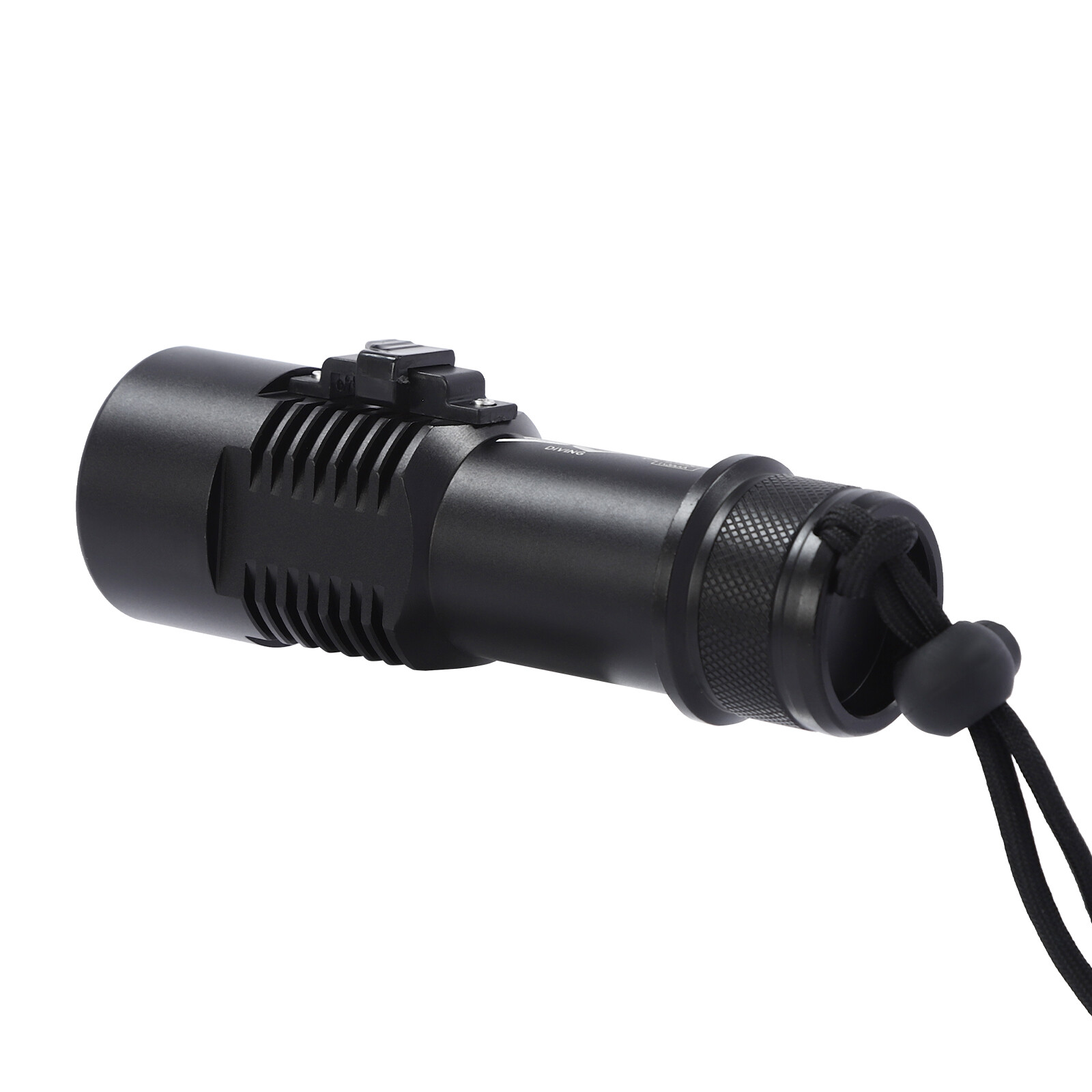 Compact Bright Diving Torch Submersible Flashlight Lamp+Battery Set Dive Light