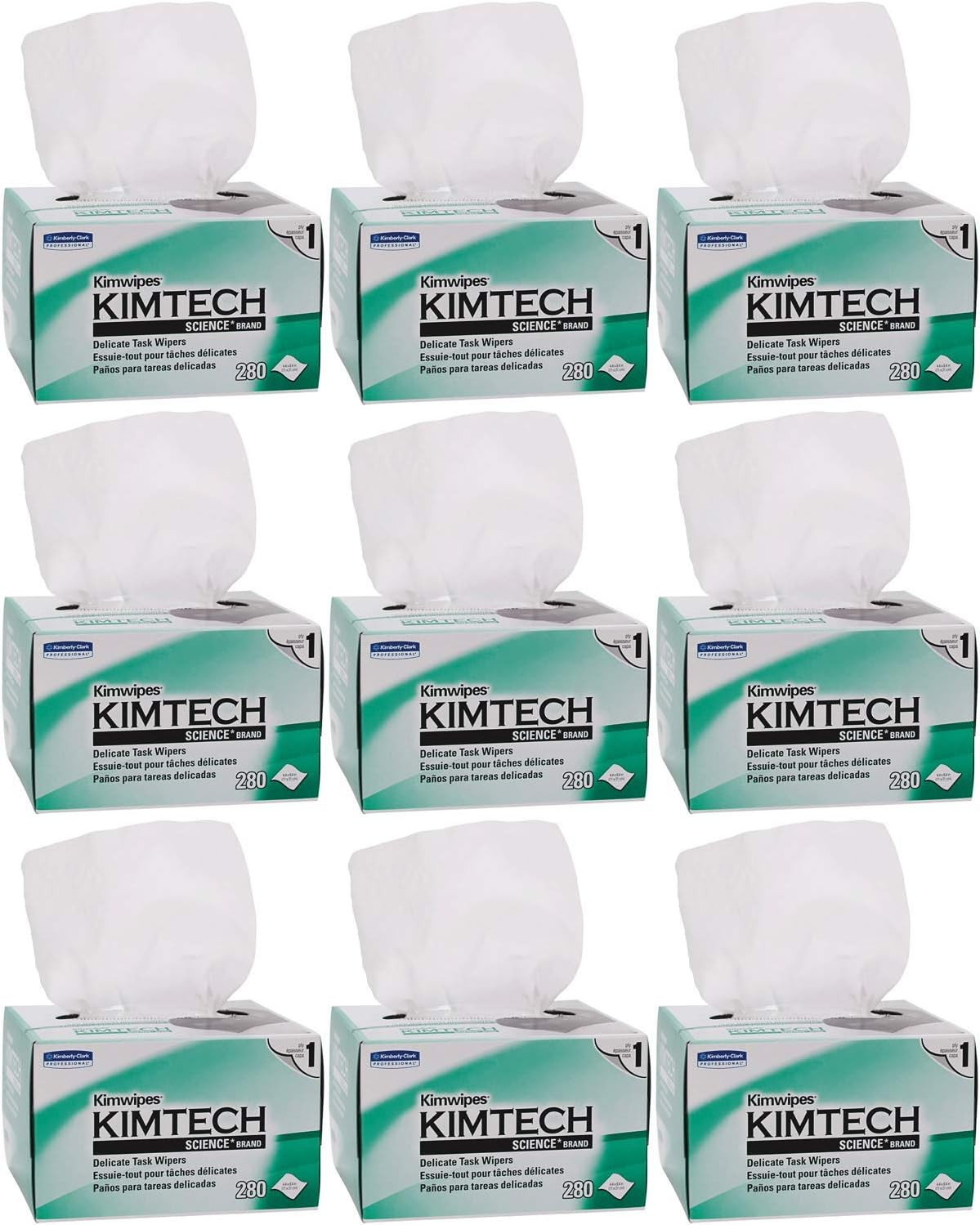Professional QLZSTWUH Kimtech Science Kimwipes Delicate Task Wipers, 4.4 X 8.4 I