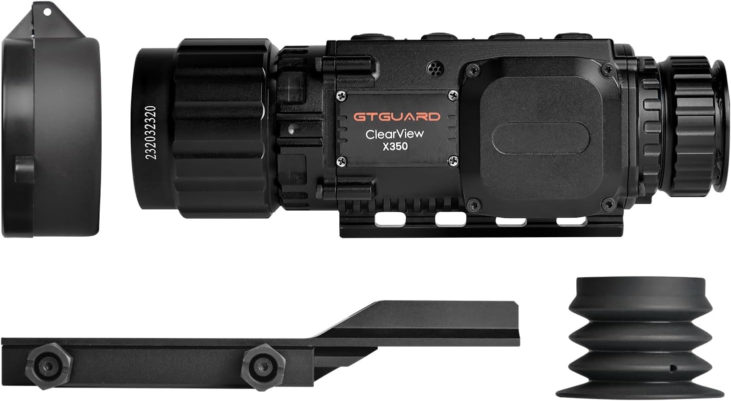 Thermal Scope 35mm 384×288 12μm Thermal Imaging Scope 1585 Yard Detection Range