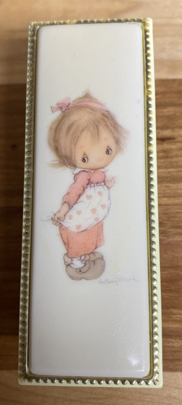 Rare Vintage 1970s Holly Hobbie Miniature Desk Stapler 4" x 1 1/2" - WORKS Japan