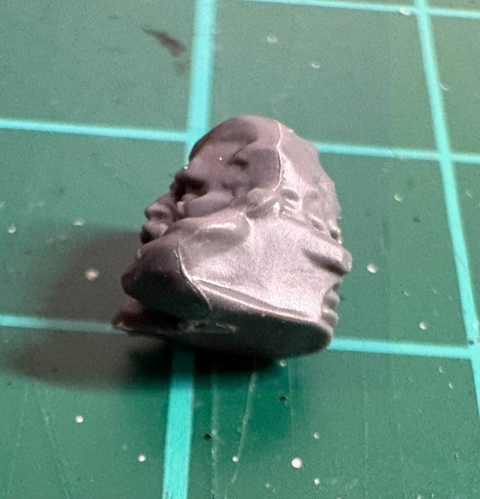 Space Wolves Space Marine Head D Unhelmeted Snarling Veteran 40K Kitbash Bit