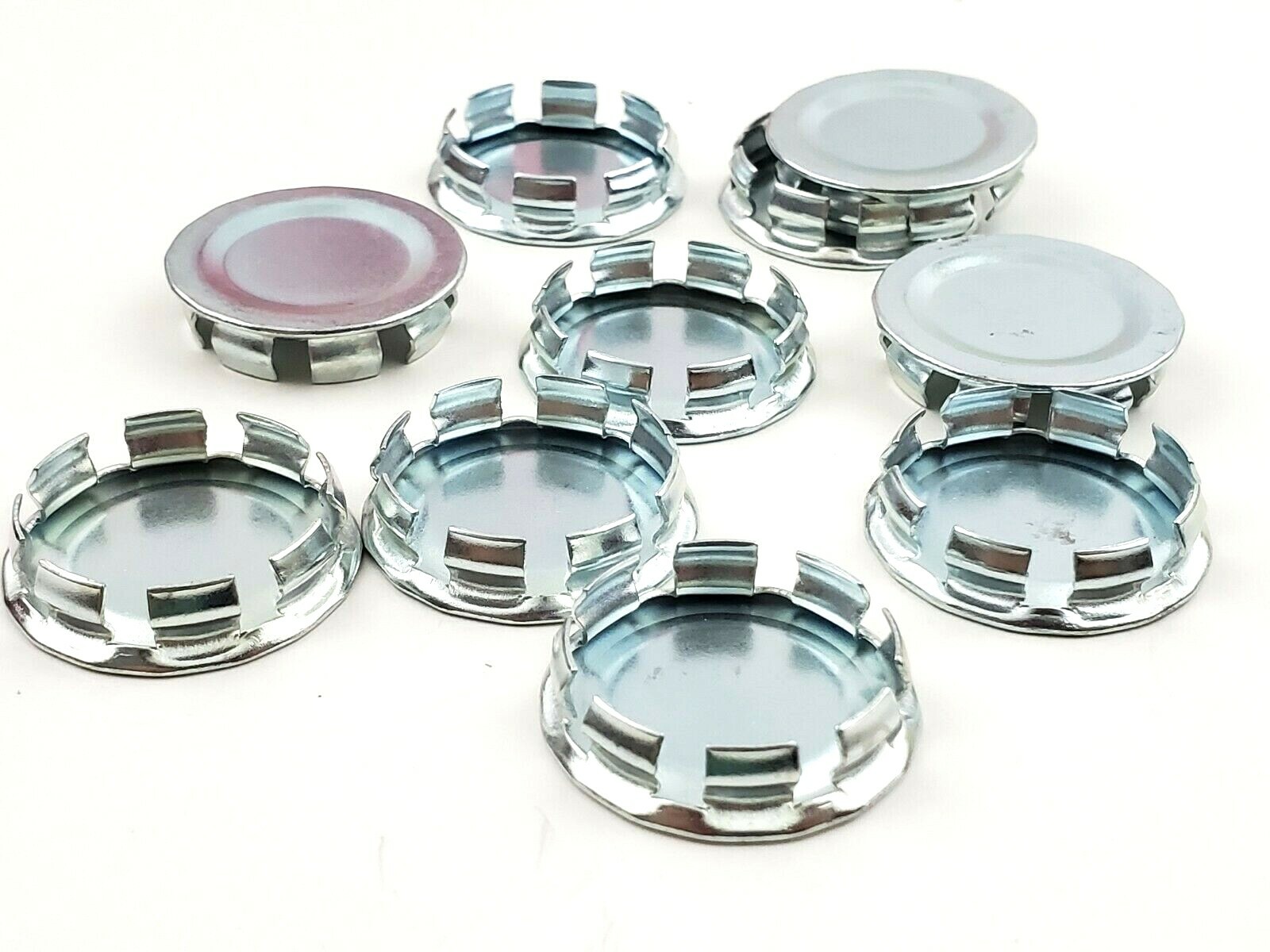 Lot of 10 Steel City BL-113 1" Steel-Zinc Plated Snap In Knockout Blanks UH-OH