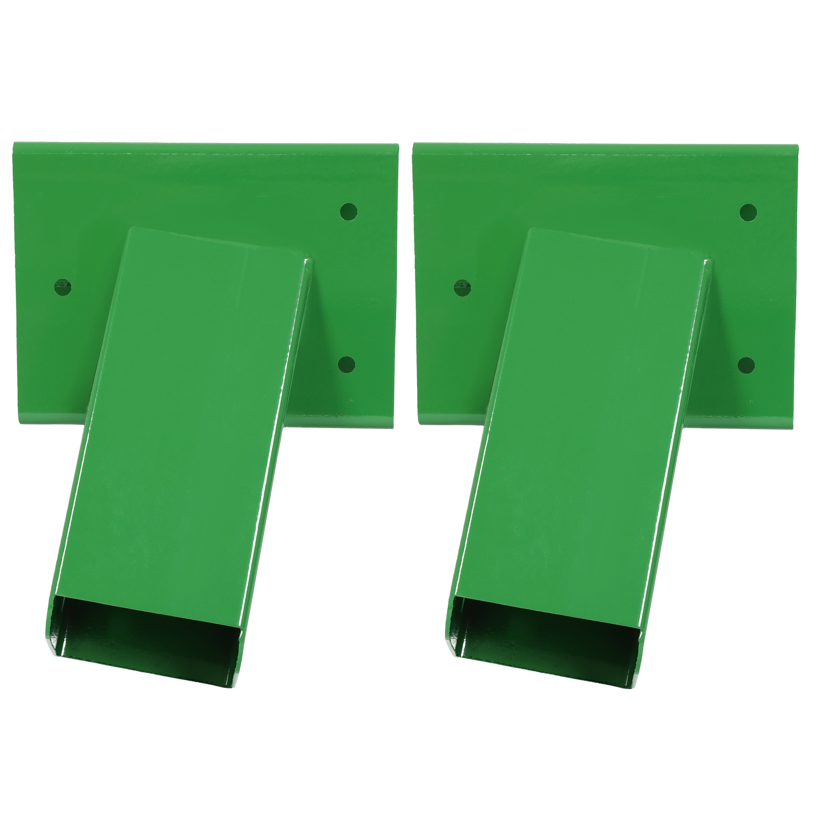 Brand New Pair 1-2-3 A-Frame Swing Set Brackets Complete Set 2 Brackets Green