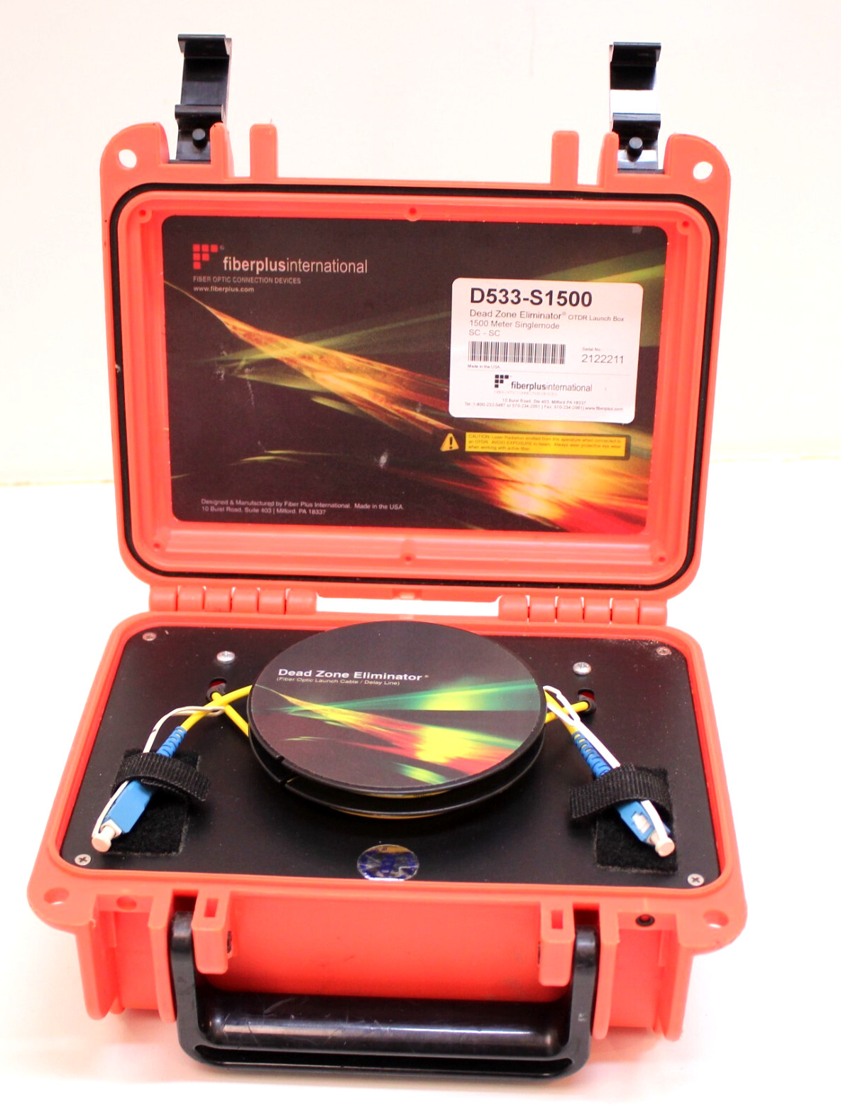 Fiber Plus Int DZE Dead Zone Eliminator 5 Launch Cables D533-S1500 1500 Meter