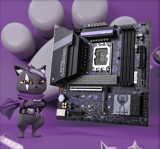 COLORFIRE COLORFIRE B760M-MEOW WIFI D5 motherboards