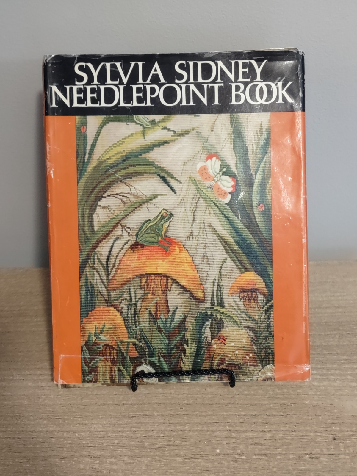 Sylvia Sidney Needlepoint Book vintage 1968 Illustrated Resource Guide