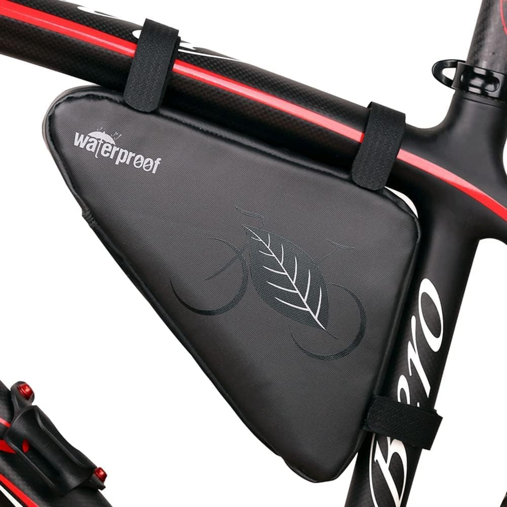 Bike Bicycle Frame Storage Bag,2L Waterproof Bicycles Triangle Pouch,Cycling Pac
