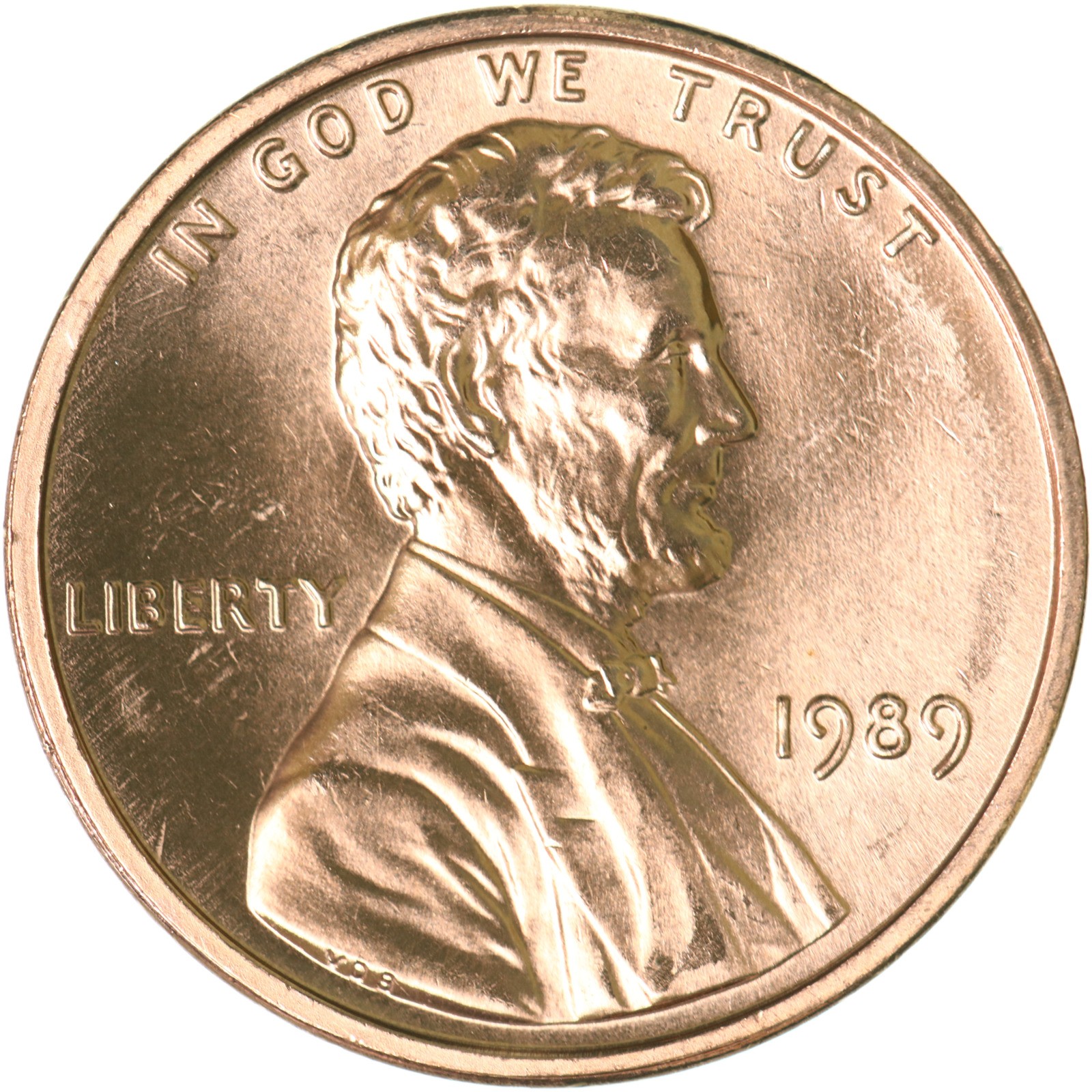 1989 (P) Lincoln Memorial Cent Gem BU Penny US Coin